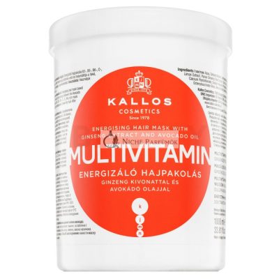Kallos Multivitamin Energising Hair Mask erősítő maszk minden hajtípusra 1000 ml