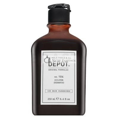 Depot No. 104 Silver Shampoo sampon a sárga tónusok semlegesítésére 250 ml