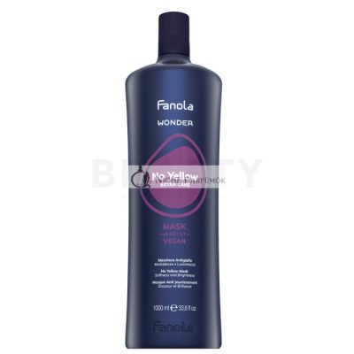 Fanola Wonder No Yellow Extra Care Mask neutralizáló maszk sárga árnyalat ellen 1000 ml