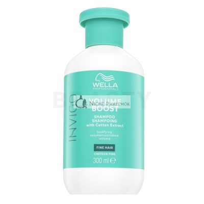 Wella Professionals Invigo Volume Boost Shampoo with Cotton Extract volumennövelő sampon volumen nélküli vékony szálú hajra 300 ml