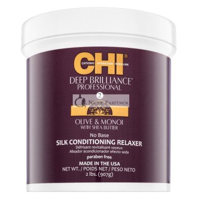 CHI Deep Brilliance Olive & Monoi Silk Conditioning Relaxer krém haj kiegyenesítésére 908 ml