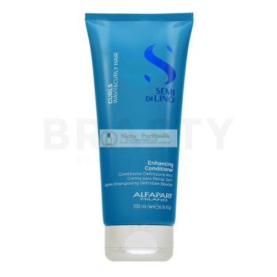 Alfaparf Milano Semi Di Lino Curls Enhancing Conditioner tápláló kondicionáló hullámos és göndör hajra 200 ml