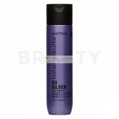 Matrix Total Results Color Obsessed So Silver Shampoo sampon platinaszőke és ősz hajra 300 ml