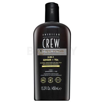 American Crew 3-in-1 Ginger + Tea sampon, kondicionáló és tusfürdő 450 ml