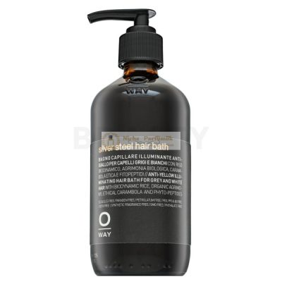 OWAY Silver Steel Hair Bath neutralizáló sampon sárga árnyalat ellen 240 ml
