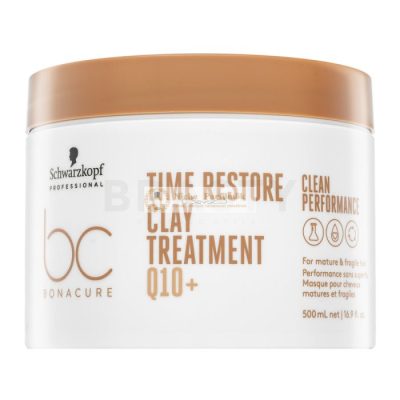 Schwarzkopf Professional BC Bonacure Time Restore Clay Treatment Q10+ erősítő maszk érett hajra 500 ml