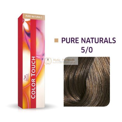 Wella Professionals Color Touch Pure Naturals professzionális demi-permanent hajszín többdimenziós hatással 5/0 60 ml