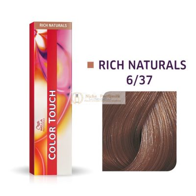 Wella Professionals Color Touch Rich Naturals professzionális demi-permanent hajszín többdimenziós hatással 6/37 60 ml