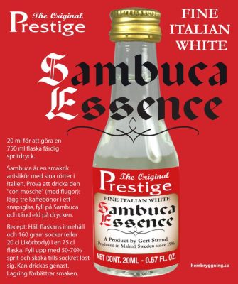 Sambuca White esszencia – Prestige