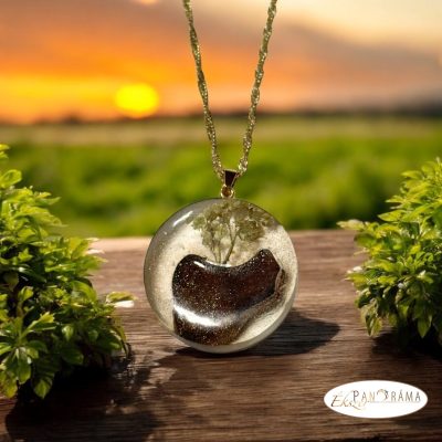 Kézműves, egyedi medál acél lánccal - Rock