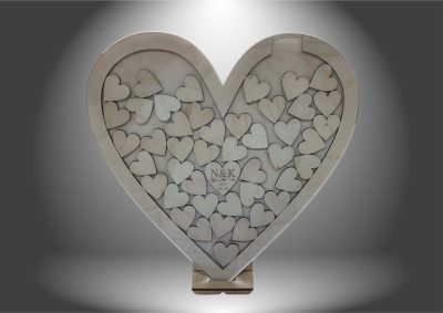 Vendégkönyv (Szív alakú)