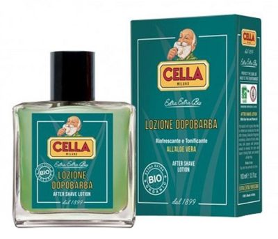 Cella Milano Organic After Shave Lotion Aloe Vera borotválkozás utáni folyadék, 100 ml