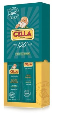 Cella Milano tradicionális borotválkozó szett, zöld