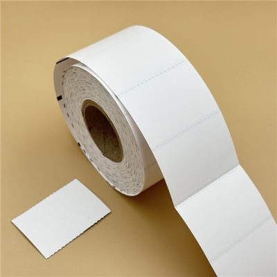 Polccímke 55x38mm direkt THERMO kartoncímke 1000 db/40gy - FEHÉR + MARKEL JEL