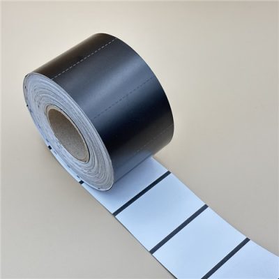 Polccímke 55x38mm TT kartoncímke 1000 db/40gy - FEKETE + MARKEL JEL