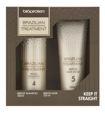 Bioproten Brazilian Keep It Straight sampon és kondicionáló utókezelés, 300 ml + 250 ml
