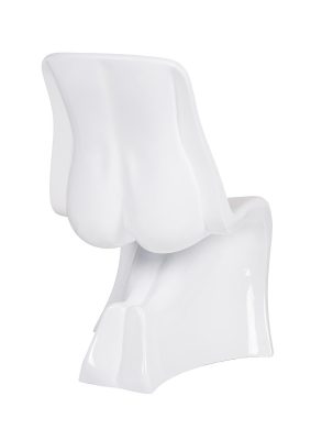 King Home HER Üvegszálas Szék Fehér Magasfényű