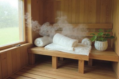 Darázs szauna lepedő, 100x150 cm