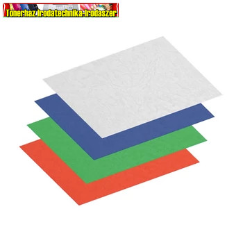 Trend Hátlap bőrhatású matt karton kék 100 lap/cs 230gr/m2