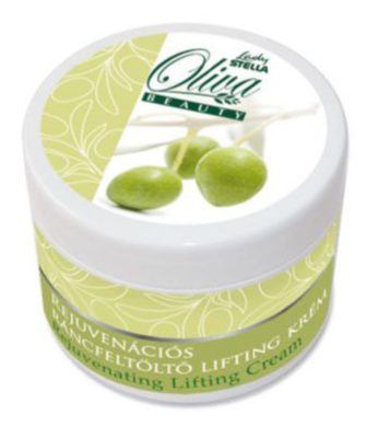 Lady Stella Oliva rejuvenációs ráncfeltöltő lifting krém hyaluronsavval UV-szűrővel, 100 ml