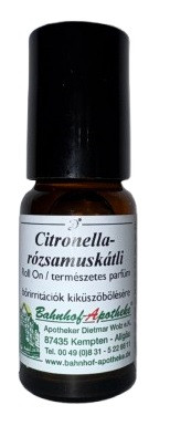 Stadelmann Citronella-rózsamuskátli roll-on olaj (rovarűző olaj), 10 ml