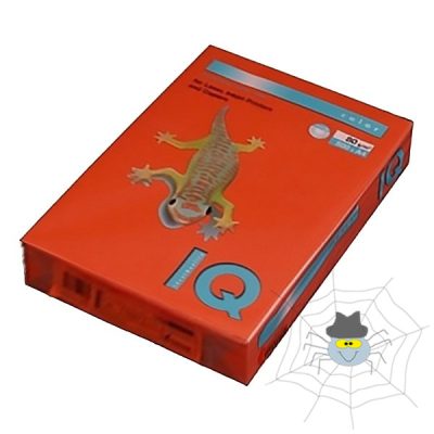 Fénymásolópapír színes IQ Color A/3 80 gr intenzív korallpiros CO44 500 ív/csomag