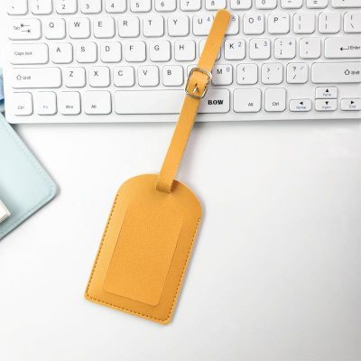 LDV sárga bőröndcímke