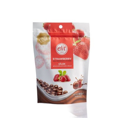 Elit eper ízű zselés drazsé csokis 125g