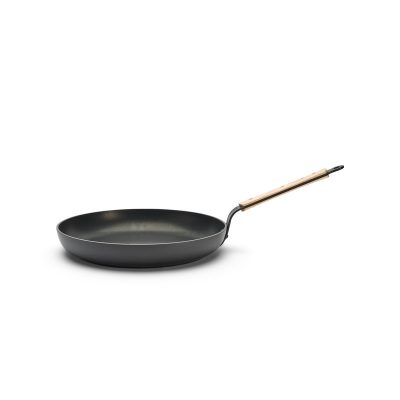Choc B Bois Tapadásmentes Serpenyő 24cm - Kovácsolt Alumínium, Indukciós, Francia Stílusú Fogantyú a de Buyertől