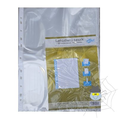 POINT víztiszta A4-es lefűzhető genotherm - 50 micron - 100 db/csomag