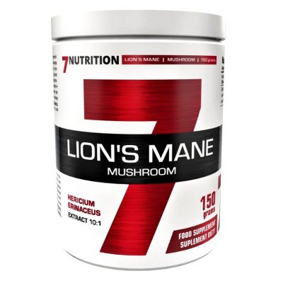 LIONS MANE MUSHROOM 150g - Süngomba Kivonat - Egészség & Fókuszáltság - Vegan - 7Nutrition