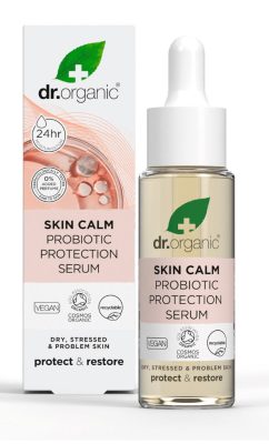 Dr Organic Skin Calm probiotikus bőrvédő szérum, 30 ml