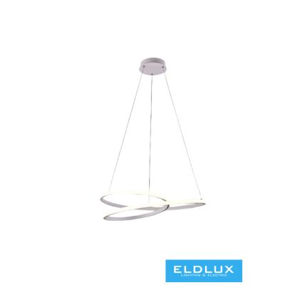 UNIVERSO Függeszték LED 38w 3040lm CCT kapcs. IP20 ∅600mm fehér