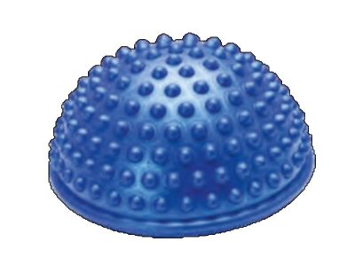 Egyensúlyozó félgömb, kék