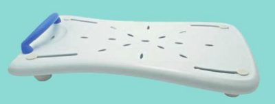 Fürdőkád pad "Plus" hosszú kék kapaszkodóval 78 cm