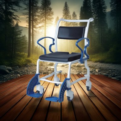 Oslo zuhanyszék és transport betegszállító kerekesszék 150 kg