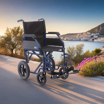 Transit acél kerekesszék GO