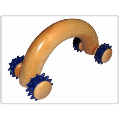 „Auto”- 4 görgős fa kézi masszírozó 