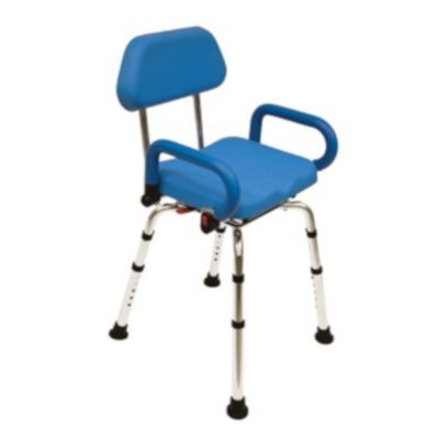 Blue swing zuhanyszék állítható magasságú és 360 °-ban forgatható ülés