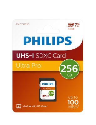 Philips Micro SDXC Memóriakártya 256GB Class 10 UHS-I U3 Adapter