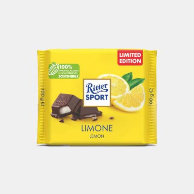 Ritter sport citromos étcsokoládé 100g