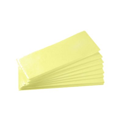 Roial gyantalehúzó csík, 7x20 cm, sárga, 100 db