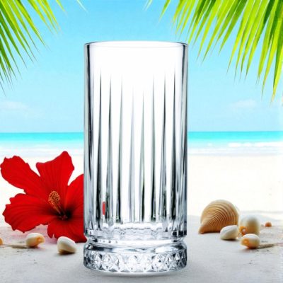 Elysia Espresso Tonic Pohár - 6 db-os csomag - Metszett, 280 ml, Üveg