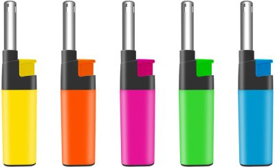 Adamo mini gázgyújtó egyszínű (25/karton)