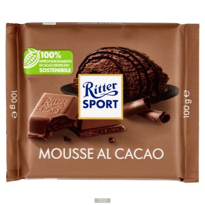 Ritter kakaómousse csokoládé, 100g