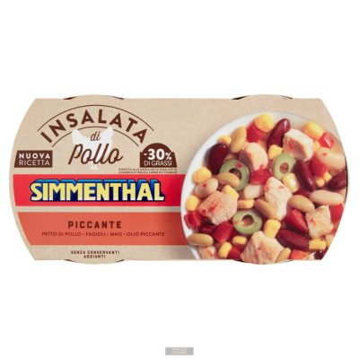Simmenthal csípős, zöldséges csirkesaláta, 2x160g