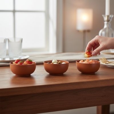 Pohárkrém-desszert tégely, barna, 120 ml, 75,5x35 mm 10 db-os csomag