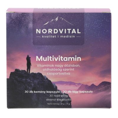 Nordvital multivitamin kapszula 30+30db
