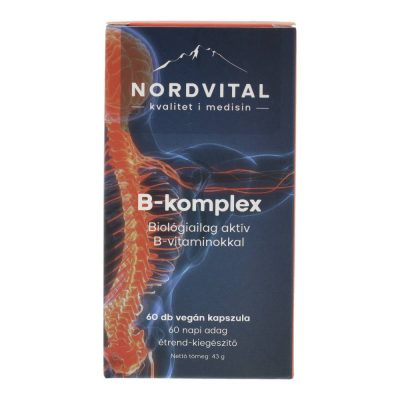 NORDVITAL B-komplex vegán kapaszula - 60db