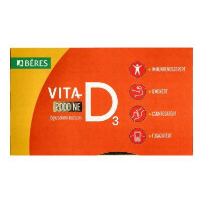 BÉRES VITA-D3 2000NE LÁGYZSELATIN 120DB